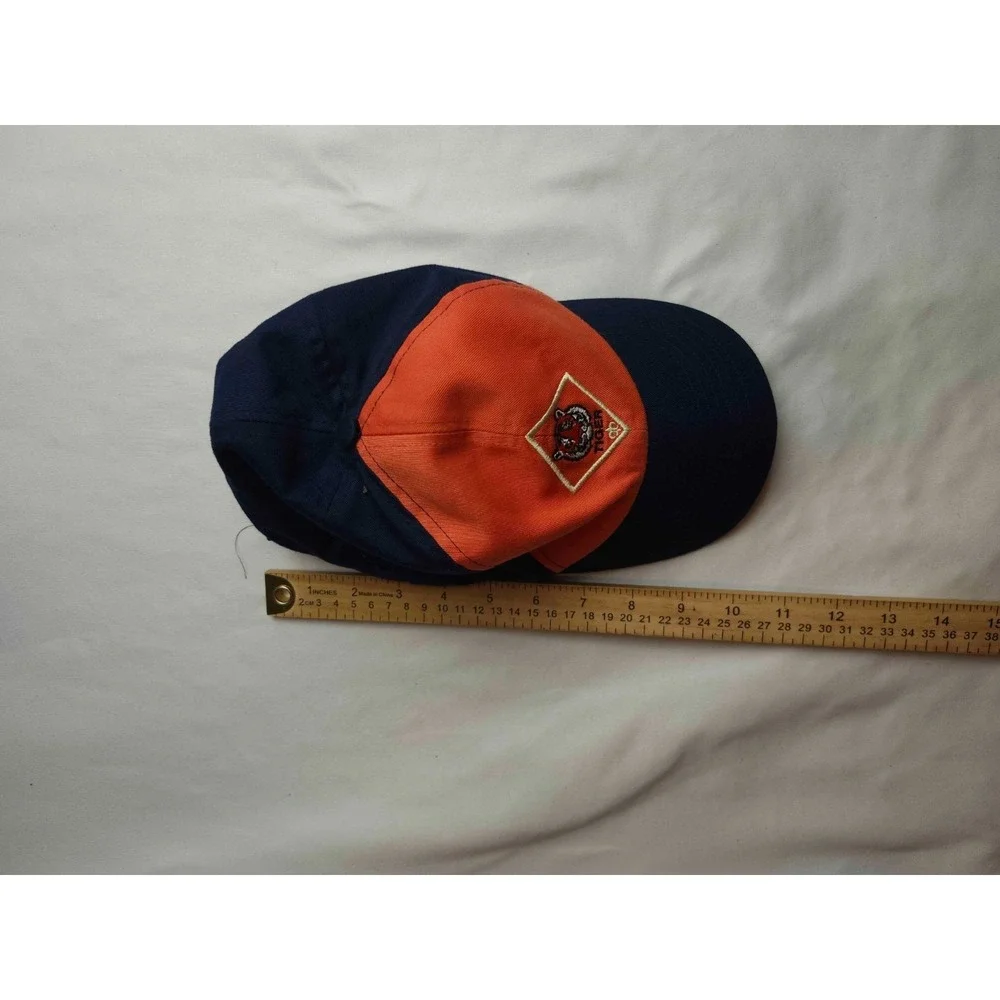 Boy Scouts of America Tiger Cub Scout Uniform Cap Hat Navy Orange Embroidered